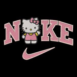 Nike Hello Kitty HOODIE Embroidered Adult Unisex Hooded Sweatshirt